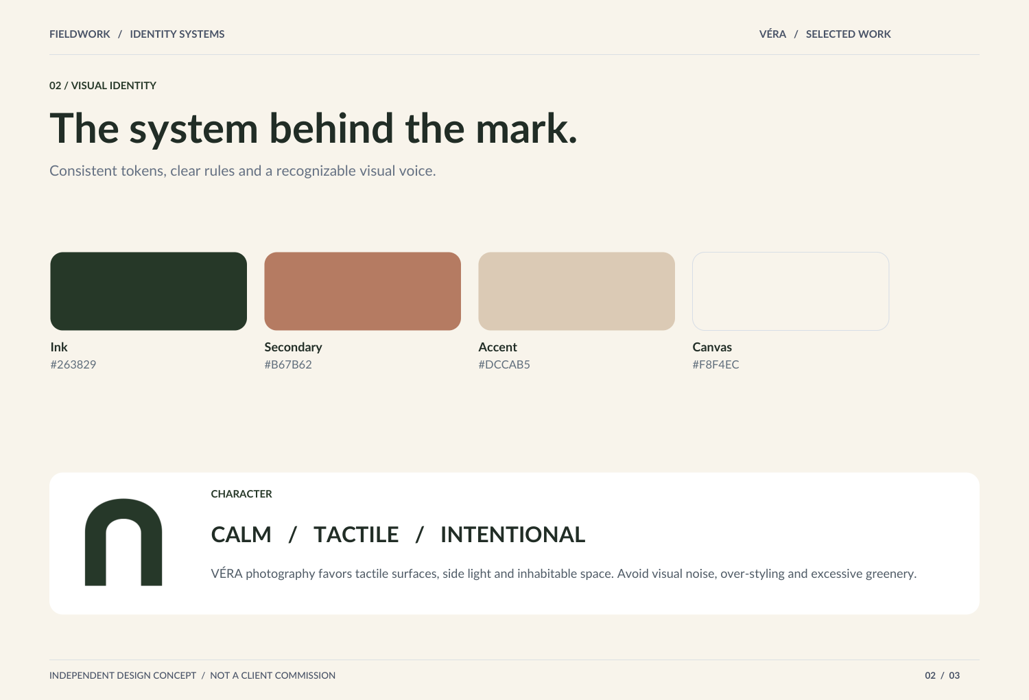 VÉRA design case study page 2